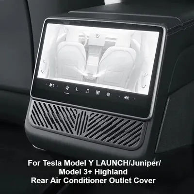 For Tesla Model Y LAUNCH/Juniper/Model 3+ Highland Rear Air Conditioner Outlet Cover Rear Exhaust