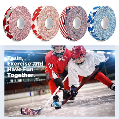 1 Roll Ice Hockey Grip Tape Multipurpose Handle Cloth Tape for Lacrosse Baseball Softball Bats