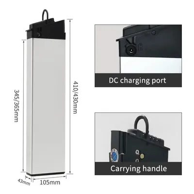 LAFLY X3 X5 JINGHMA R7 R5 Battery 48V 17Ah 14Ah 10Ah DCH 006 Batteries for 1000w 800w 750w E Bike