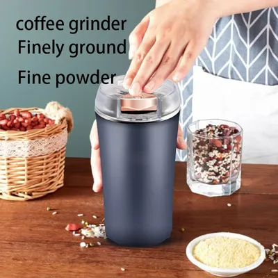 Coffee Bean Grinder Baby Food Maker Electric Kitchen Cereal Chopper New Gift 8 Blade Coffee Grinder