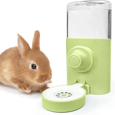 Rabbit Water Bottle Hanging Water Dispenser Feeder Cage Crate Hutch Bunny Dog Cat Chinchilla Ferret
