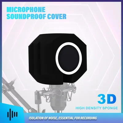 Microphone Wind Shield Pop Filter Isolation Ball Acoustic For Record Studios Mic Sound-Absorbing