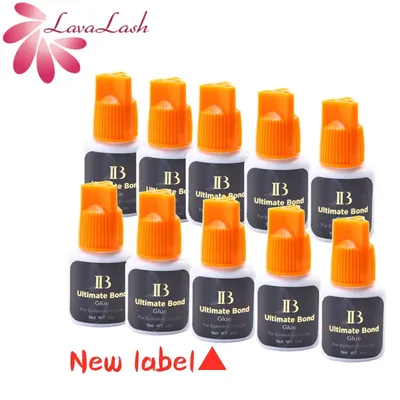 i-beauty 5/10bottles/lot IB Ultimate bond Glue fast drying eyelash extensions glue orange cap 5ml