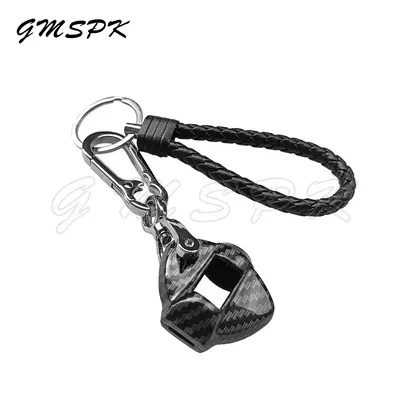 Motorcycle Keychain Carbon Fiber Pattern Keys Protective Case Cover Fit for Suzuki GSXR 600 750