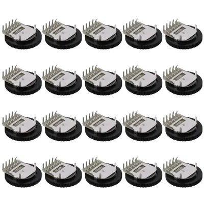 50K Ohm Dial Wheel Potentiometer for Audio Stereo Volume Switch Control 16x2mm