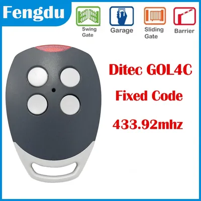 Universal garage remote control 433mhz DITEC GOL4C Fixed Code garage control duplicator Hand