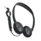 Comfortable Wearing Noise Reduction ABS Portable Headphone Wired Headset Earbud Stereo 3.5mm Clear