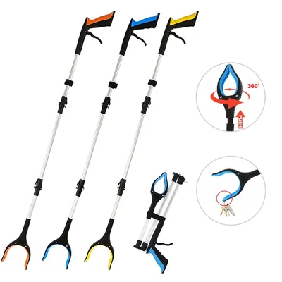 Reacher Grabber Tool, 43" Extra Long Grabbers for Elderly, Lightweight Handy Trash Claw Grabber with Magnets