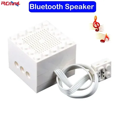 RCmall Building Blocks Bluetooth Speaker MOC Creative Sound Music Play Technical Parts for Cars