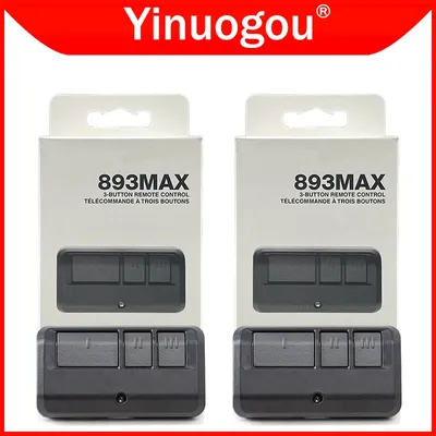 2PCS LiftMaster 893MAX Remote Control Garage Door Opener For 890MAX 895MAX 891LM 892LM 893LM 971LM