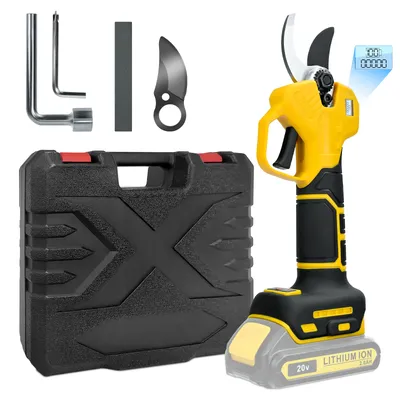 30mm Brushless Electric Pruning Shears 2 Gears Cordless Scissors Fruit Tree Bonsai Pruning For