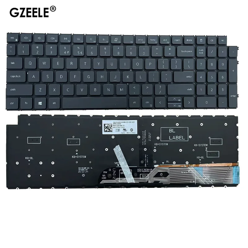 RU/US/SP Keyboard For Dell inspiron 5505 5501 5502 5511 5510 7500 7501 15 5515 7510 16 Plus 7610 inspiron 15 3511 3515 3525 3510