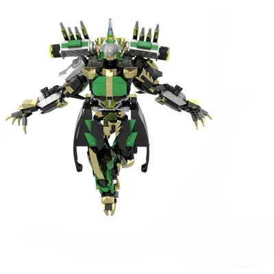 2.0 Green Titan Pencil Woman Warrior Skibidi Toilet Building Blocks Set Guitar Creative DIY Bricks