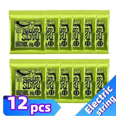 12 PCS Nickel-Plated Electric Rock Guitar Strings 2215 2221 2223 Entry-Level Acoustic Instrument