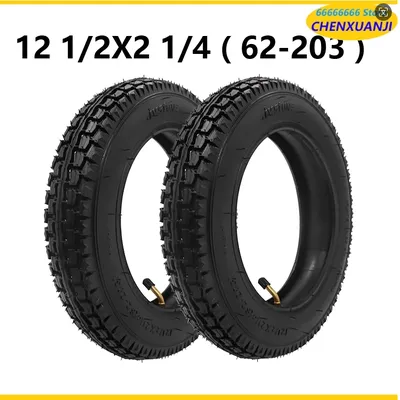 12 1/2 X 2 1/4 ( 62-203 )Tire fits Many Gas Electric Scooters 12 Inch tube Tire For ST1201 ST1202