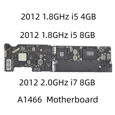 Tested A1466 Motherboard For MacBook Air 13" A1466 Logic Board Cable 2 i5 i7 2GB 8GB 4GB 2010 2011