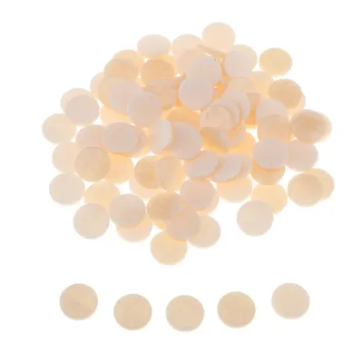 100 pcs 1/2' Trumpet Cornet Valve Finger Key Buttons Inlays Plastic Set for Trumpet Repairing