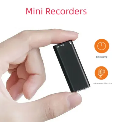 Ultra Mini Activated Voice Recorder Digtal Sound Record Voice-controlled Intelligent Listen 4-64GB