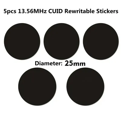 5/10/20Pcs IC CUID Android App MCT Modify 13.56MHz UID Changeable 1K S50 Tags Card Adhesive Sticker