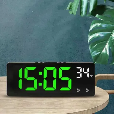 Creative Multifunction Electronic Clock Simple Large Screen Clock Multi Group Alarm Clock Student