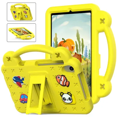 EVA Bear Stand Tablet Case For Walmart Onn 8.0 (4th Gen) 2024 With Hand Holder Bracket Colourful