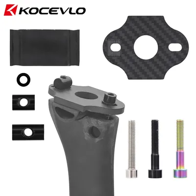 Kocevlo Carbon Bicycle Seatpost Top Cap with Screw For F12 Seatpost Carbon top cover stem cover Titanium Bolts
