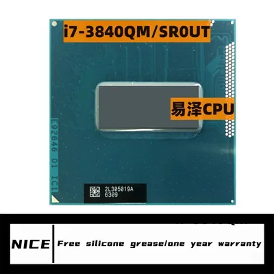 Core i7 3840QM SR0UT 2.8GHz Quad-Core Eight-Thread notebook CPU Laptop Processor 45W Socket G2 /