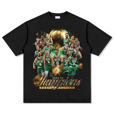 Celtics 2024 American Professional League Championship Men's Women's Same Cotton Short sleeved