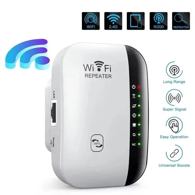 300Mbps Wireless WIFI Repeater 2.4G Router Wifi Range Extender Wi-Fi Amplifier 802.11N Card Adapter