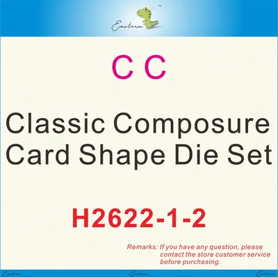 Classic Composure Card Shape Die Set new dies metal cutting dies DIY molds Scrapbooking die cut