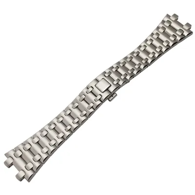 Anti-Rust Stainless Steel Watchband for AP Royal Oak 15703/15710 28mm with Double Press Buckle