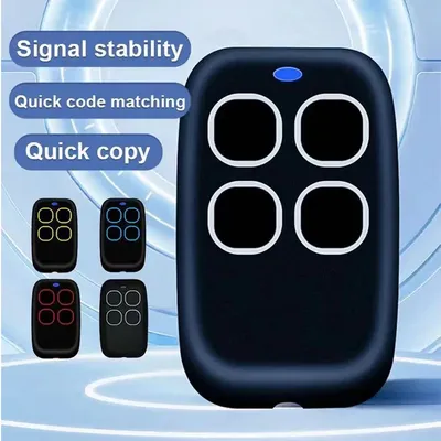 Garage Door Remote Control Duplicator 286MHz-868MHz Multi-Frequency Code Grabber Clone Gate Key Fob