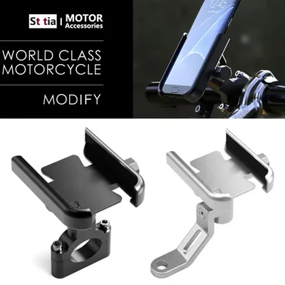 Mobile Phone Holder Motorbike Electric Car Navigation Takeaway Aluminium Alloy Shockproof Bracket