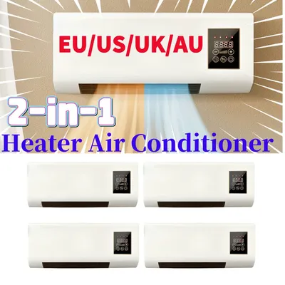 2-in-1 Electric Heater Air Conditioner Smart Constant Temperature Wall Mounted 1800W Air