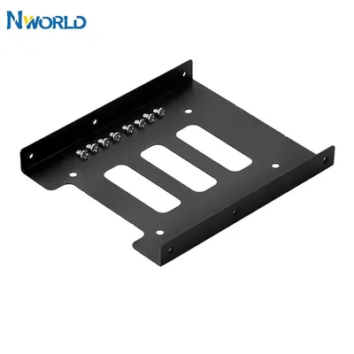 10pc 2.5 Inch SSD HDD To 3.5 Inch Metal Mounting Adapter Bracket Dock Screw Hard Drive Holder for PC