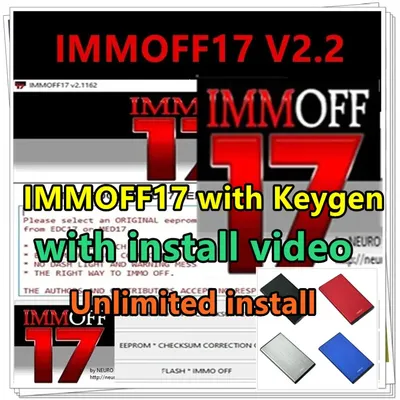 IMMOFF17 Software with Keygen Unlimited install EDC17 Immo Off Ecu Program NEUROTUNING Immoff 17 and