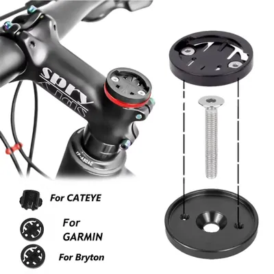 New MTB Road Bike Computer Holder Stem for Garmin Bryton 28.6mm Top Cap Bicycle Stopwatch GPS