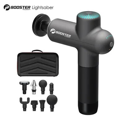 Booster Massage Gun Electric Neck Massager 7.4V Smart Hit Fascia Gun for Body Massage Relaxation