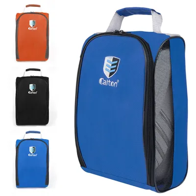 Caiton Golf Shoe Bag – Water-Resistant, Lightweight, Durable Zippers, Compact, Perfect for Golf