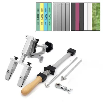 Professional Knife Sharpener Aluminum alloy Fixed Angle Sharpener Diamond Stone Whetstone Kitchen
