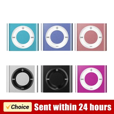 Mini MP3 Player Metal Clip-on Sports Music Player 64G Expansion 180mAh Build in Speaker Touch Tone