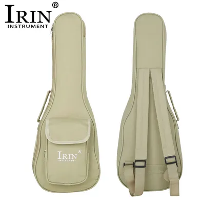 IRIN 24 Inch Ukulele Bag Portable Soft Case Waterproof Oxford Cloth Hawaii 4-String Guitar Backpack