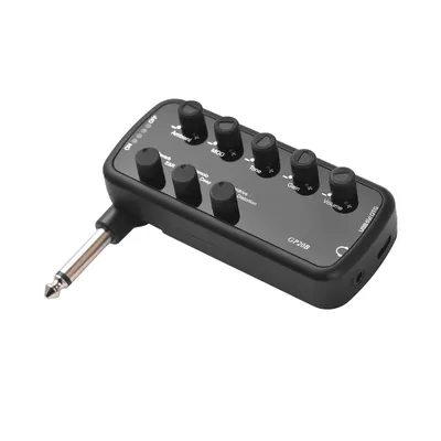 Guitar Amplifier Portable Headphone Mini Amp Plug and Play for Electric Guitar Musical Instrument