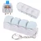 Keyboard Key Toy DIY Button Keycap Fidget Keychain Decompression Toys Mechanical Key Toy for Adult