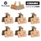 WEST BIKING Resin Ceramic Bike Brake Pads For Shimano Mt200 M515 C501 C601 1/2/4/6/8 Pair Wear-resistant Road Bicycle Brake Pads