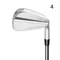 Mens Golf Clubs 790 4th Iron Set Silver Color 4,5,6,7,8,9,P With Steel/Graphite Shaft With Head