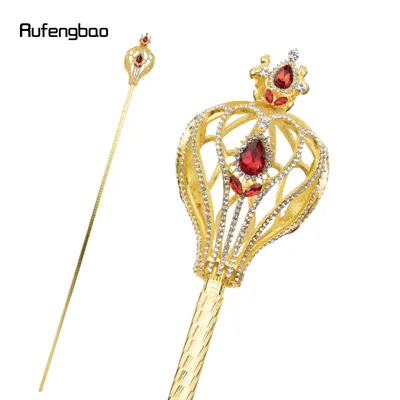 Golden Red Alloy Fairy Wands for Girls Princess Wands for Kids Angel Wand for Party Cosplay Costume