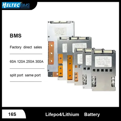 Heltec 48V 60V BMS 16S 60A 80A 120A 160A 200A 250A 300A 350A Lifepo4/lipo battery protection board