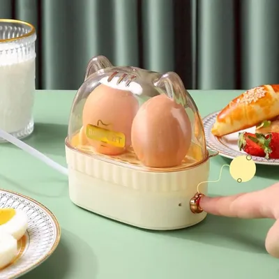 Egg Boiler Machine Electric Hard Boiled Egg Maker Safe Using Egg Boiler Machine Steamer with Timer