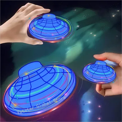 Magic Flying Helicopter Spinner Fingertip Upgrade Flight Gyro Fly orb Hover Ball Mini Dron Aircraft